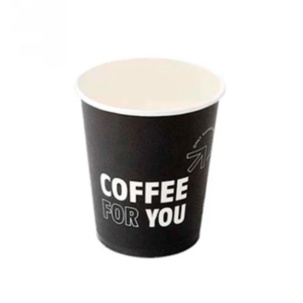 Стакан 250мл. для горячего "COFFEE FOR YOU" (1*50/20уп)