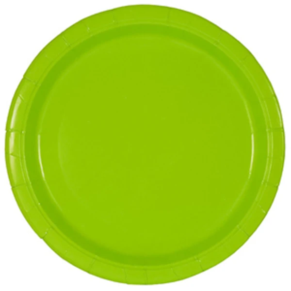 Тарелка d-230 картонная ламинированная с бортом "Green" (1*50/10уп)
