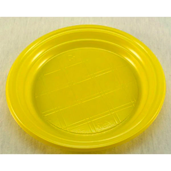 Тарелка d-205 Желтая Новосибирск (1*50/40уп)