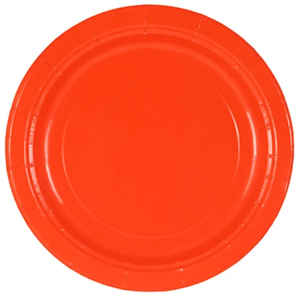 Тарелка d-230 картонная ламинированная с бортом "Red" (1*50/10уп)