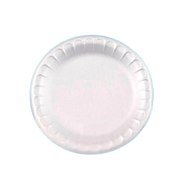 Тарелка d-170 вспен. белая (1*100/27уп)