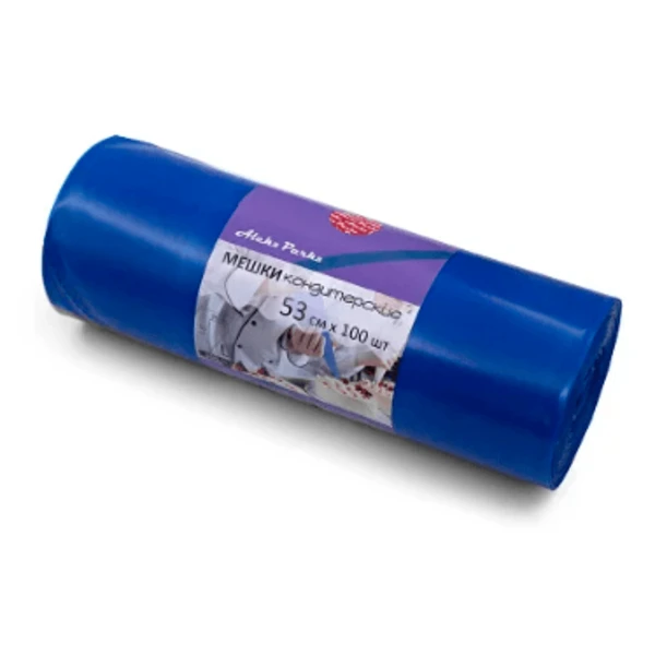 Мешок кондитерский рулон Н45 синий (1*100)