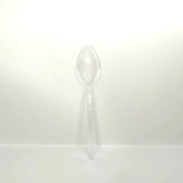 Ложка -мини для фуршета, 100мм прозрачная (1*50/30)