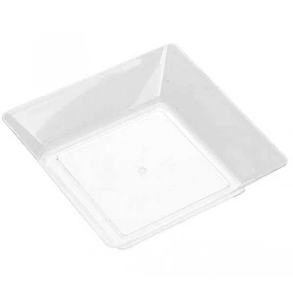 Форма для фуршета 45мл. "Малая тарелка" прозрачная (1*25/30уп)