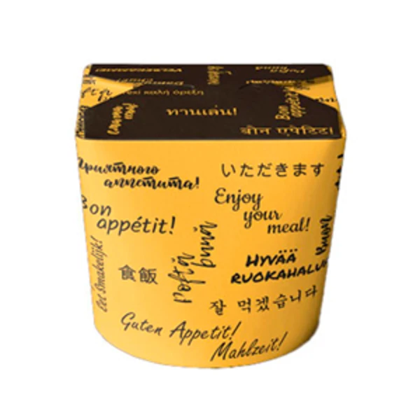 Контейнер бумажный д/лапши "Приятного аппетита" 500мл. (1*30/6уп)