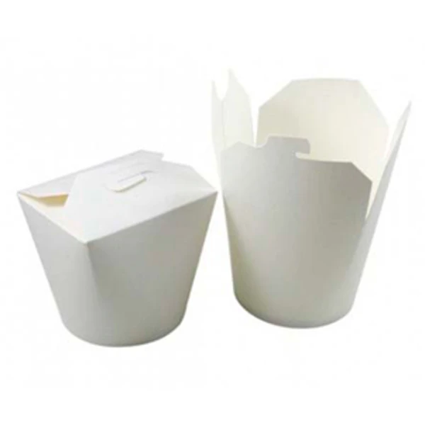Контейнер бумажный д/лапши Белый 750мл. (1*50/10уп)