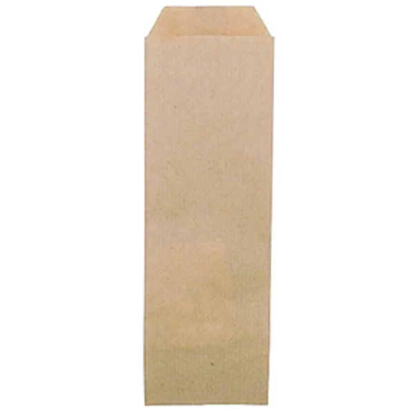 Пакет бумажный 200*80 крафт Под столовые приборы (1*100/20уп)