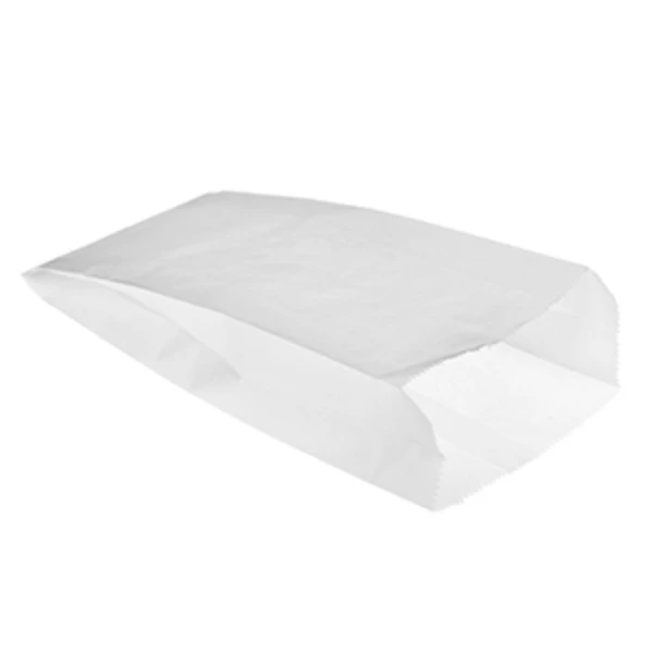 Пакет бумажный 175*100*50 белый (1*100/20уп)