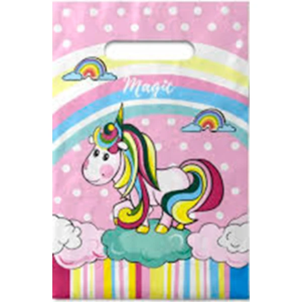 Пакет с вырубной ручкой 20*30-30мкм "Зефирка" (1*100)