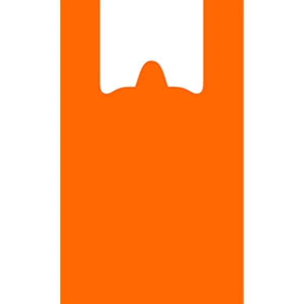 Пакет-майка 30*55-25мкм "Оранжевый" (1*100/20уп) Асс