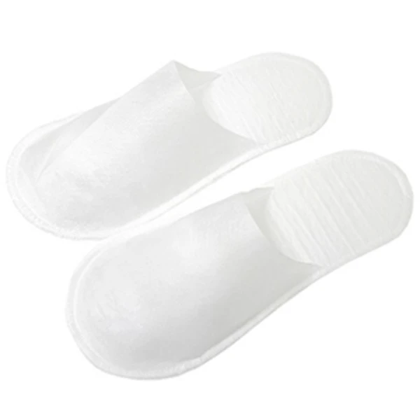 Одноразовые тапочки "Стандарт нескользящие" белые (1/25/600пар)