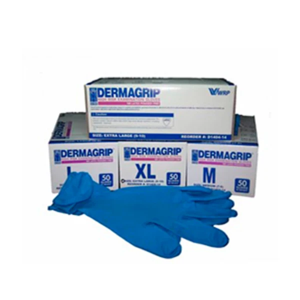 Перчатки латексные пов. прочн. Dermagrip "XL" (1/25пар)