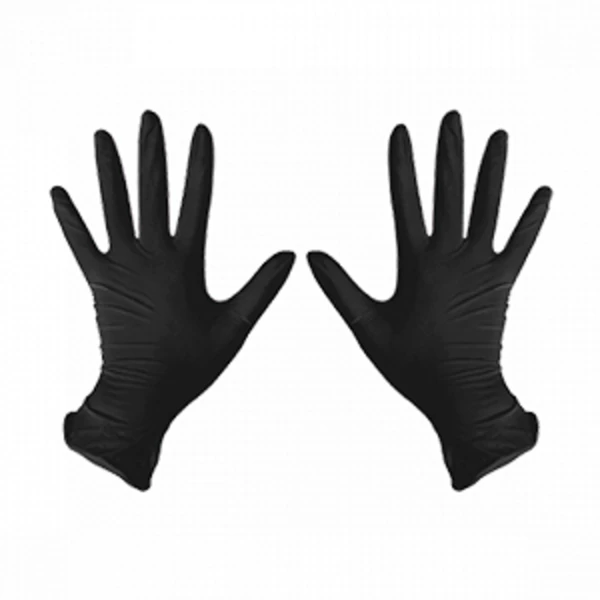 Перчатки нитриловые ЧЕРНЫЕ М (1*100/10уп)